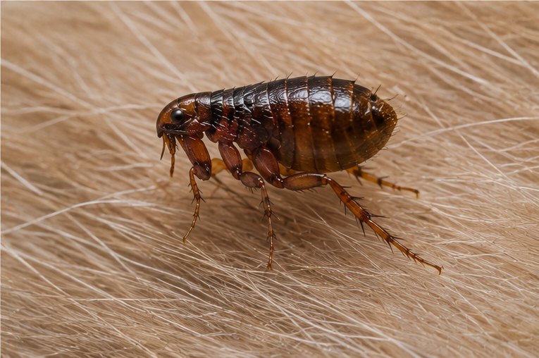 Flea Control &ndash; fleas treated by Zero Pest Greenwich