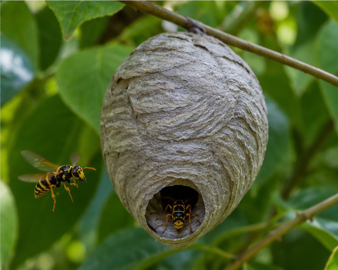 Wasp Nest Removal &ndash; wasps treated by Zero Pest Greenwich